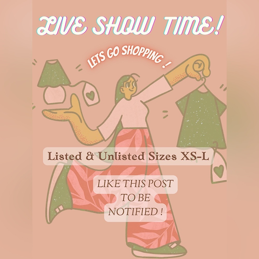 LIVE SHOW 💖 LIKE THIS LISTING TO BE NOTIFIED